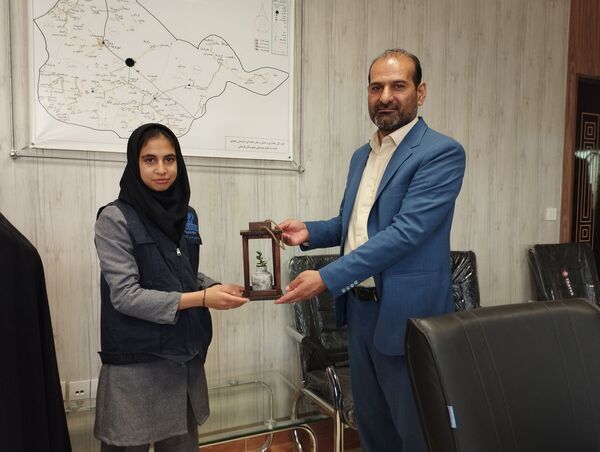 تقدیر از رئیس اداره راه و حمل و نقل جاده‌ای شهرستان فریمان 