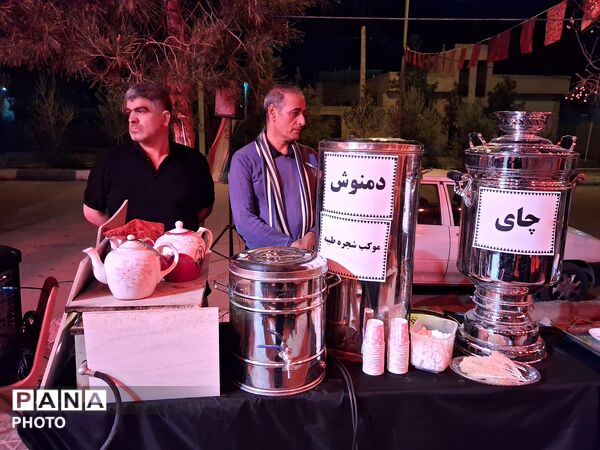 موکب شجره طیبه در دبستان دخترانه علمدارحسینی تفت