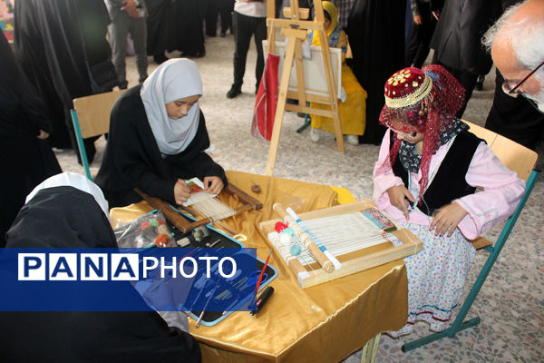 نمایشگاه طرح جابر در مدرسه باباییان ناحیه یک قم