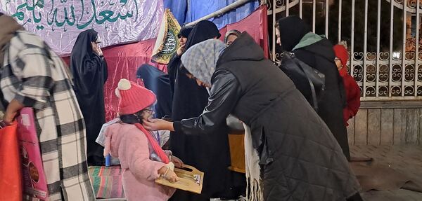 موکب پذیرایی شهید مصطفی صدر زاده به‌مناسبت میلاد امام علی (ع) در نیشابور 