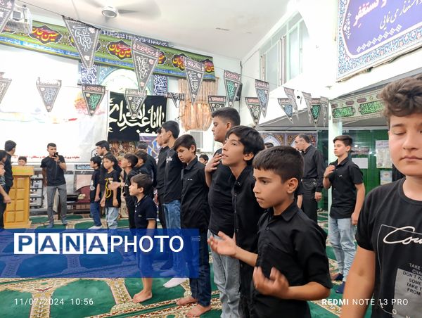 سوگواره احلی من العسل نوجوانان عاشورایی شهر آشخانه 