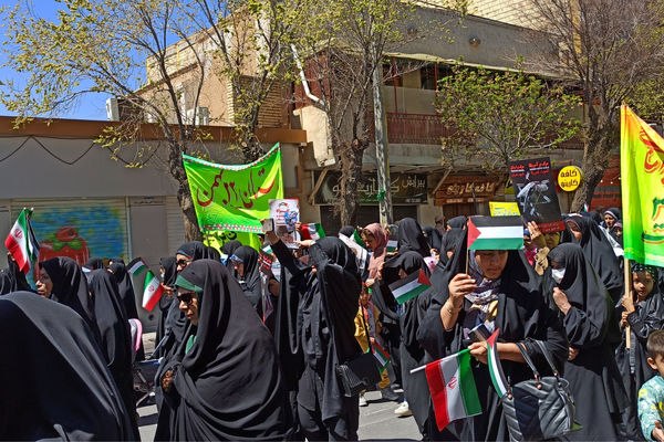 حضور پرشور مردم شهرستان آباده در راهپیمایی روز قدس