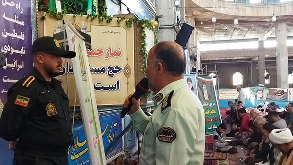 نماز عبادی و سیاسی جمعه همزمان با آغاز هفته نیروی انتظامی در نیشابور