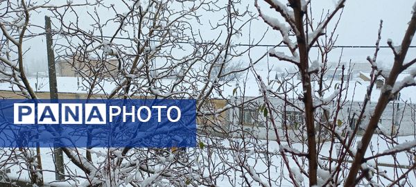 برف پاییزی در کوهرنگ