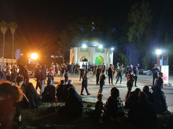 مراسم عزاداری شب عاشورا در پایگاه هوایی شهید دوران شیراز