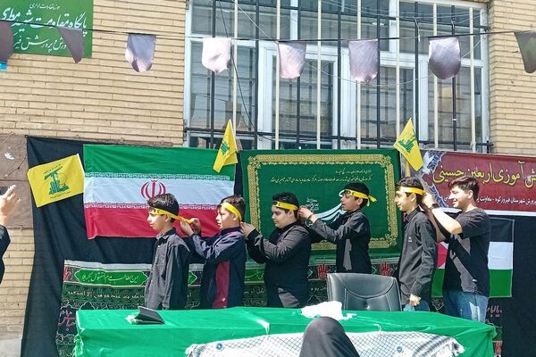 برپایی موکب جاماندگان اربعین حسینی در فیروزکوه