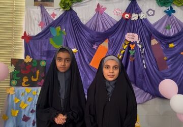 جشن شکوفه‌ها در دبستان علمدار تفت