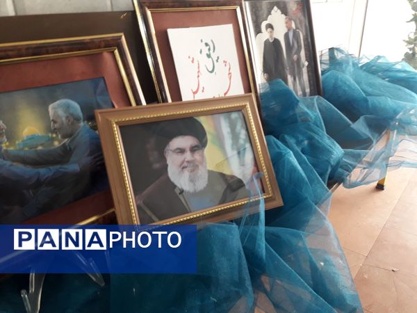 مراسم سوگواری شهید مجاهد سید حسن نصرالله در ناحیه ۷ مشهد