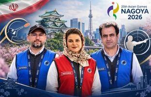 قضاوت سه داور  ایرانی در تیراندازی  ناگویا