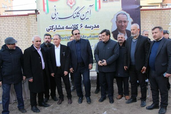 آغاز عملیات احداث مدرسه ۶ کلاسه خیرساز در ناحیه ۴ تبریز با اعتبار ۴۰ میلیارد تومان