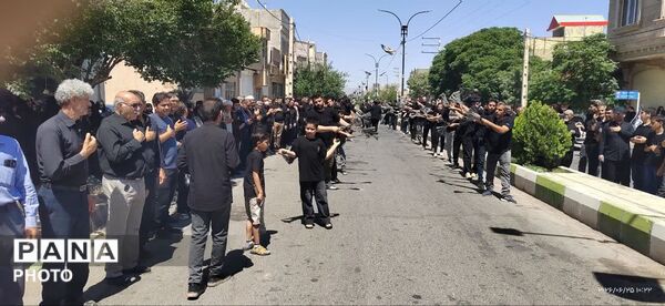 شور حسینی در شهر جعفریه قم 