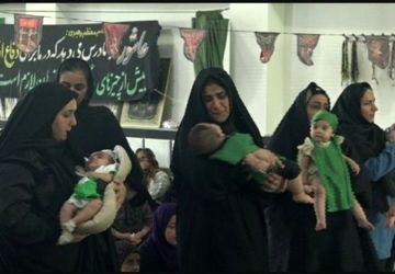 همایش شیرخوارگان حسینی در روستای تیرتاش گلوگاه 