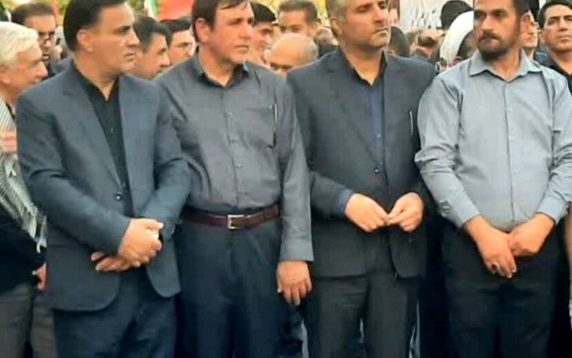 تشییع نمادین پیکر مطهر رهبر شهید در اندیمشک