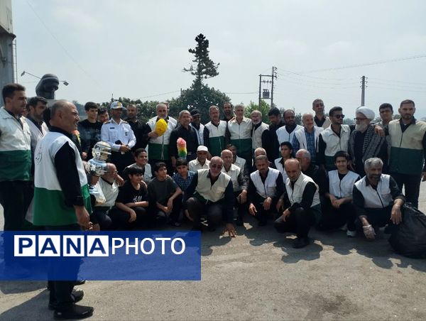 برپایی موکب امام رضا(ع) در میاندورود 