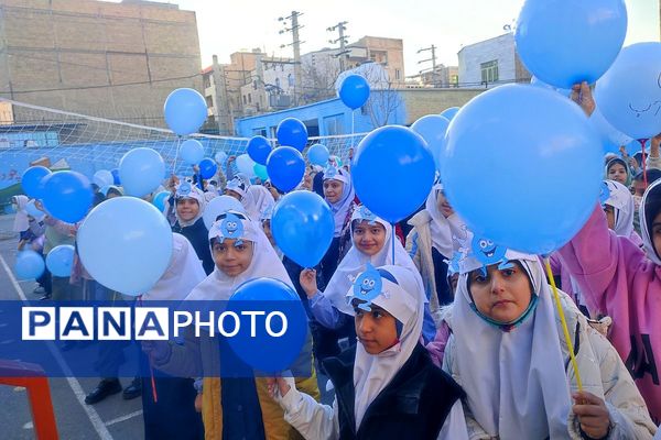 پویش نگهبان آب درمدرسه شهیدمعظم شهر قدس