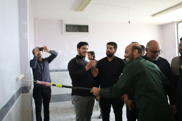 آیین افتتاح طرح شهید عجمیان در مدارس قم