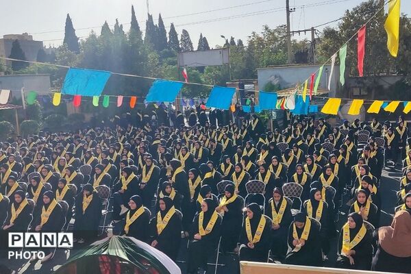 مراسم متمرکز بازگشایی مدارس شهرستان رباط‌کریم در مدرسه شاهد بهشت