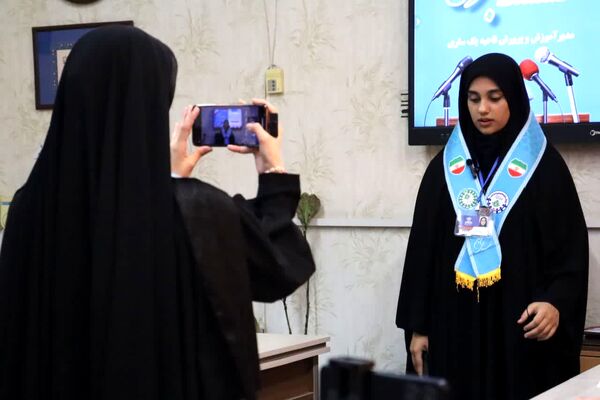 تقدیر از دانش‌آموز خبرنگاران پانا در ساری