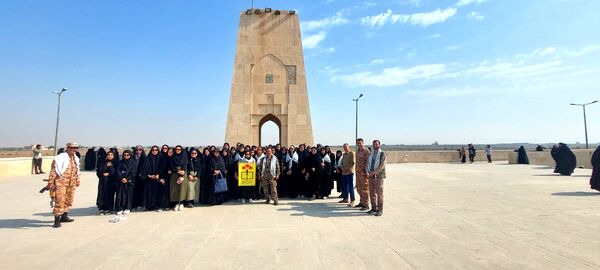 کاروان راهیان نور دانش‌آموزان دختر خراسان شمالی