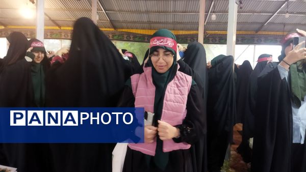 اعزام دانش‌آموزان دختر قائمشهری به اردوی راهیان نور