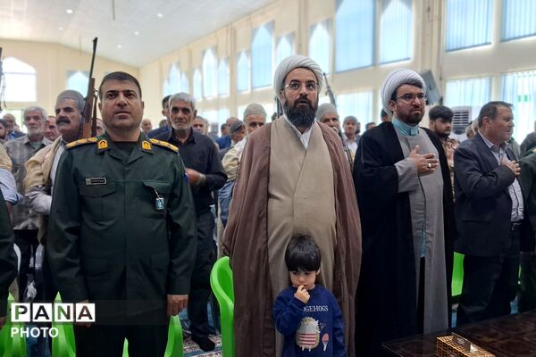 آیین تکریم و معارفه فرمانده ناحیه مقاومت بسیج شهرستان باشت