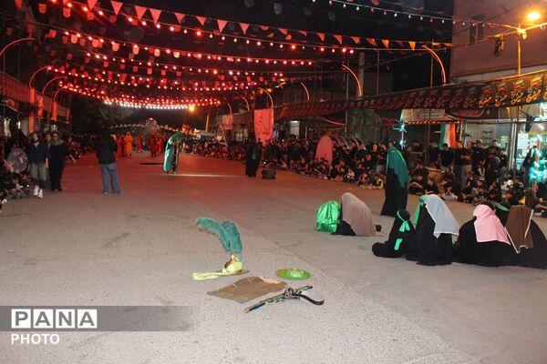 بازآفرینی روایت کربلا از ورود تا شهادت در اجرای گروه راه بی‌پایان نظرآباد