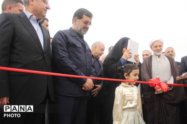 افتتاح ۱۲ کیلومتر از آزادراه کمربندی غربی قم با حضور وزیر راه و شهرسازی