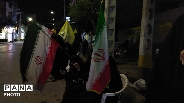 گذری بر اجتماع روبه روی  موکب قمر بنی هاشم در نود و چهارمین شب 
