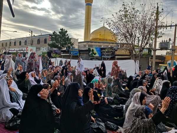 نماز عید فطر در مصلی شهرستان قدس