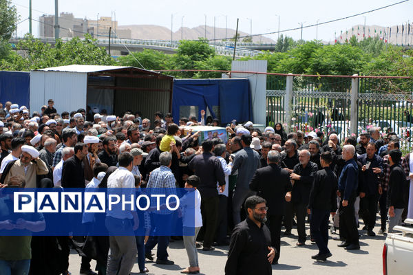 تشییع پیکر شهید مدافع حرم لشکر فاطمیون در قم