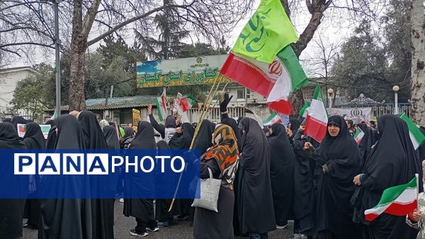 راهپیمایی ۲۲ بهمن در گلستان