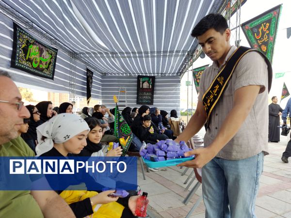 مراسم نمادین اربعین و سوگواری حضرت اباعبدالله الحسین(ع)