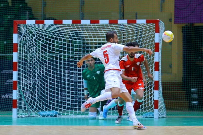 تساوی فوتسال ایران مقابل  افغانستان