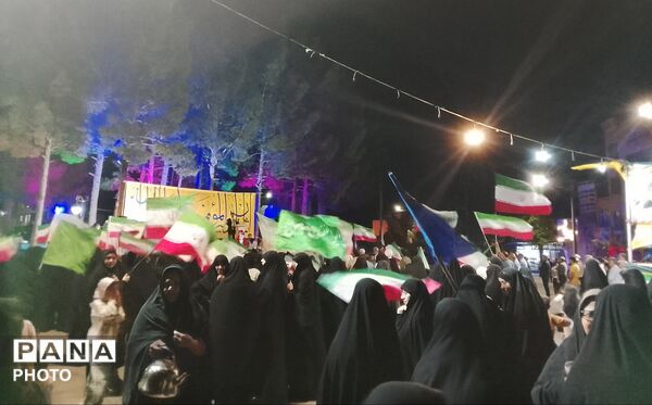 حماسه‌سازی دوباره رشتخوار در یکصدمین شب از تجمعات شبانه