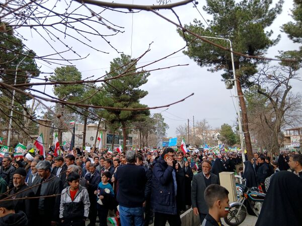 راهپیمایی 22 بهمن با حضور گسترده ای از مردم در شهرستان نیشابور