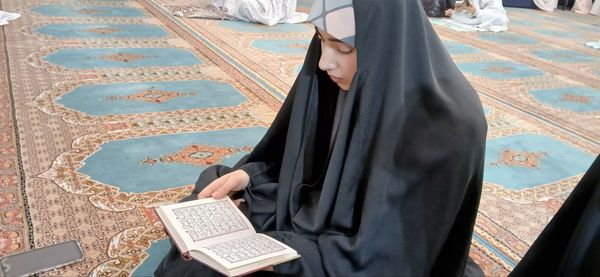 اعتکاف دانش‌آموزان در شهرستان ساوجبلاغ 