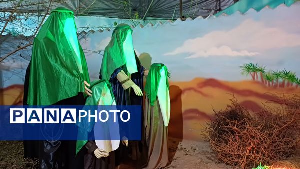 افتتاح دهمین سوگواره فاطمی کوچه‌های بنی‌هاشم همزمان با ایام فاطمیه در شهرستان ورامین