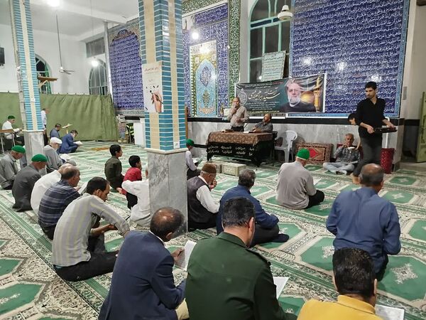 برگزاری مراسم اولین سالگرد شهادت خادم الرضا در شهر حسن آباد