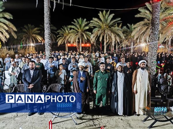 یادواره شهدا در روستای آرنگو پایین 