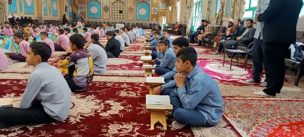 محفل انس با قرآن در تکیه ابوالفضلی مزده