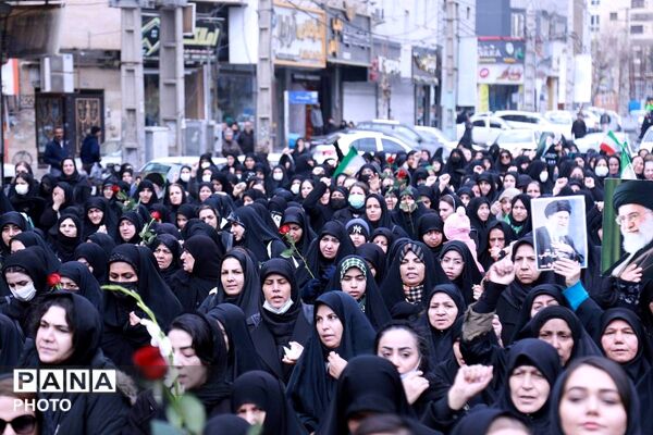 مراسم تشیع شهید سردار سرتیپ دوم سجاد خزلی،دلاور شهرقدسی 
