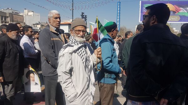 حضور پرشور و کوبنده مردم مشهد در راهپیمایی روز قدس