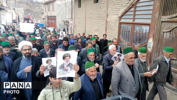 راهپیمایی روز جهانی قدس در شهر بار نیشابور