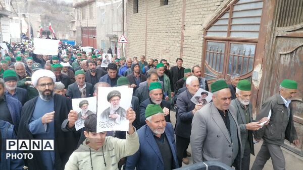 راهپیمایی روز جهانی قدس در شهر بار نیشابور