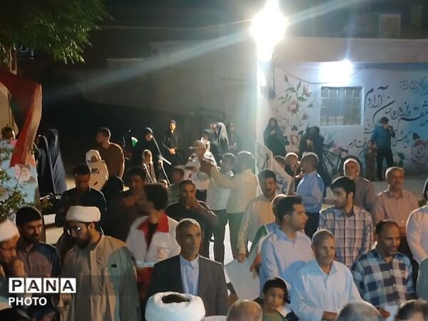 قرار شبانه  مردم شهرستان مه ولات همزمان با عید سعید غدیر و رحلت امام خمینی (ره)