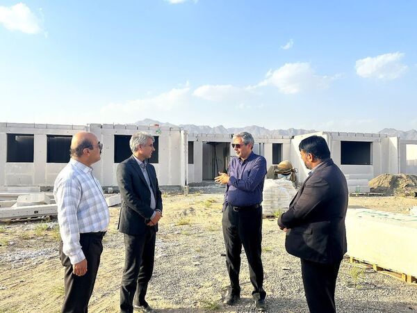 بازدید فرماندار شهرستان کاشمر از پروژه‌های عمرانی آموزش و پرورش شهرستان کاشمر 