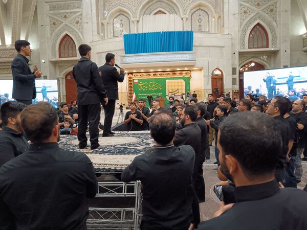 برگزاری سوگواره «احلی من العسل» در حرم امام خمینی (ره) 