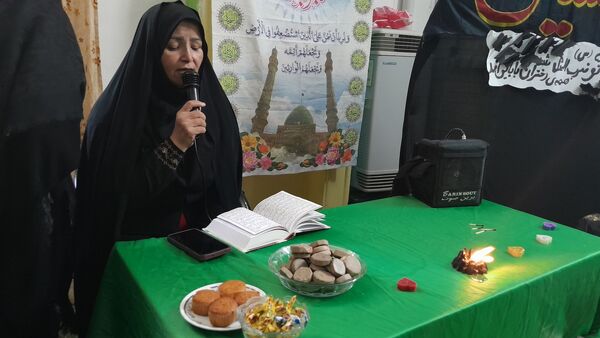 عزاداری دختران احلی من العسل به مناسبت شهادت حضرت رقیه(س)