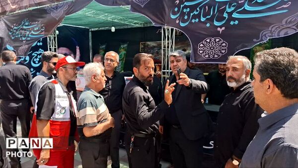 شروع خدمت رسانی به زائران امام شهید در موکب عاشقان امام شهید شهرستان ساوجبلاغ