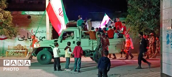 تجدید پیمان مردمان کوی یکن آباد با ایران جان